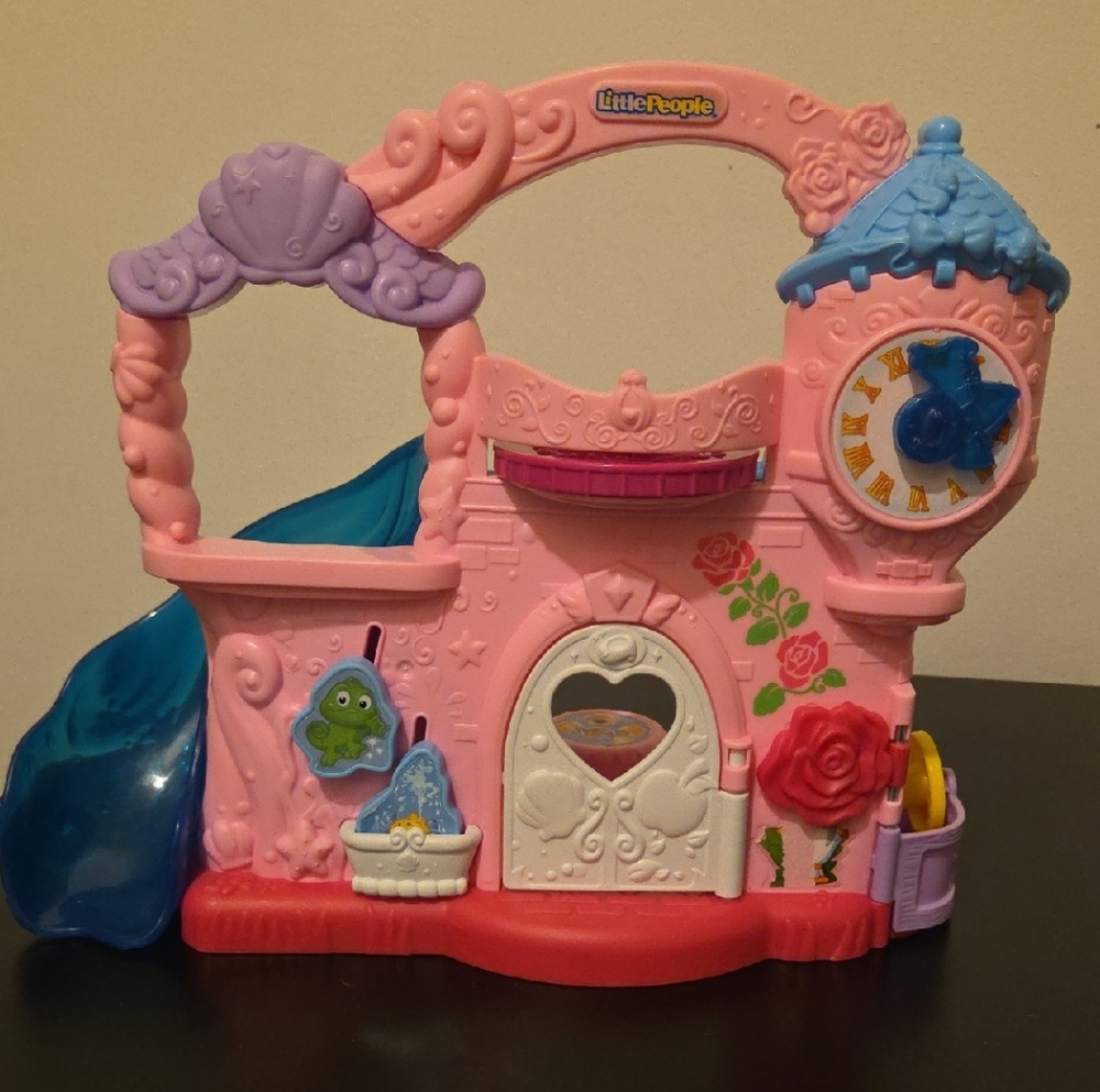 Little People Disney Princess Play And Go Castle - Portable Playset